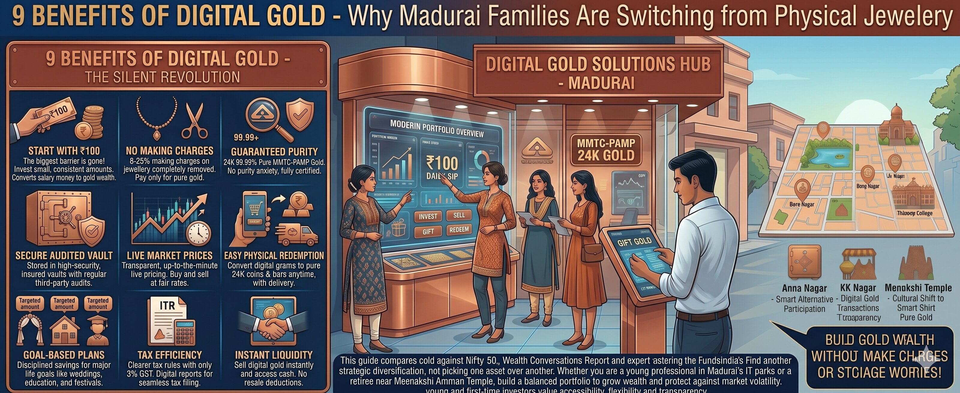 9 Benefits of Digital Gold – Why Madurai Families Are Switching from Physical Jewellery