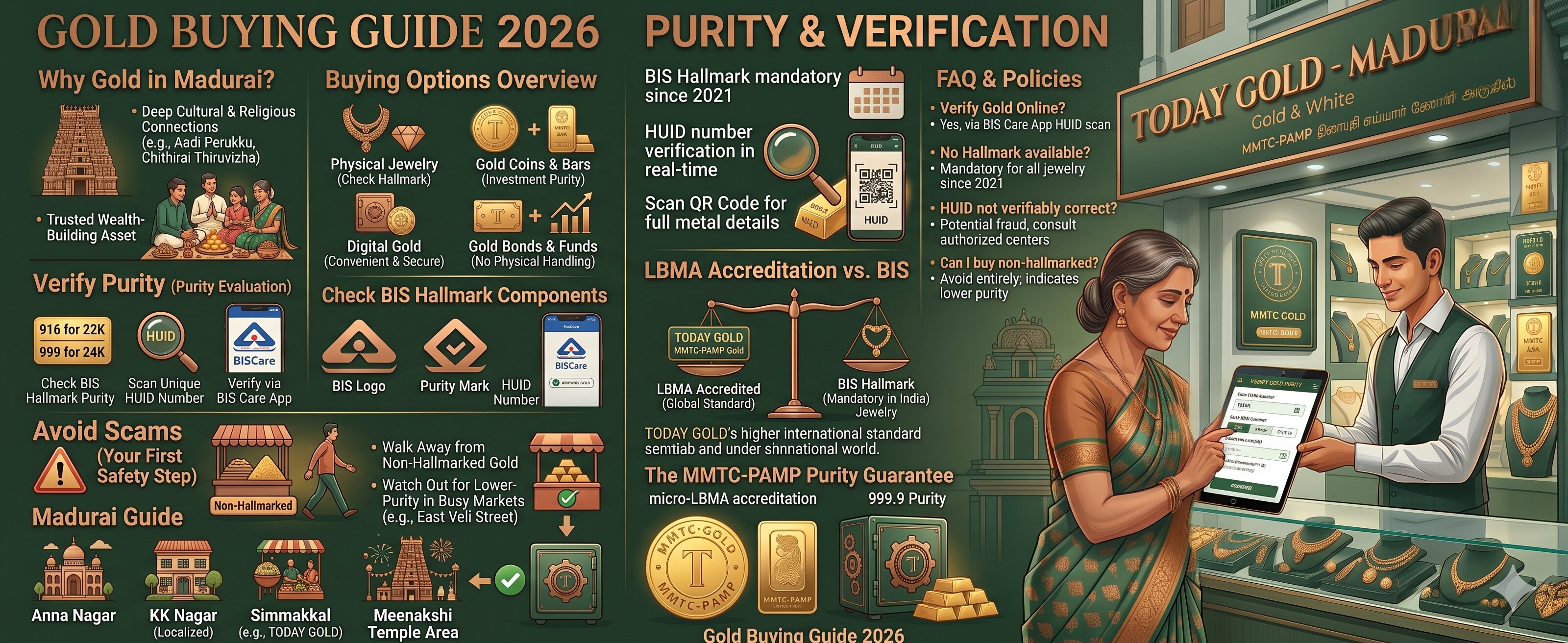 Gold Buying Guide 2026 – How to Buy Pure Gold Online & Offline in Madurai
